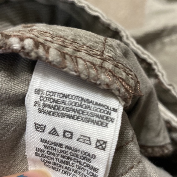 Free People Beige Corduroy Skinny Pants Size 28 - Picture 3 of 6